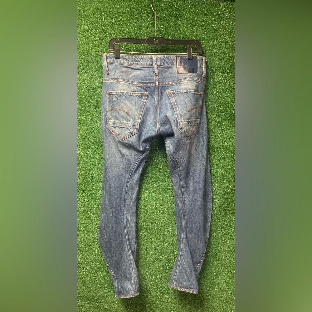G-Star Raw Denim Arc 3D Loose Tapered Braces Jeans Size 30 (693) - Picture 3 of 7